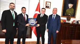 ASKON'dan Yakutiye Kaymakamı Kaldırım'a nezaket ziyareti