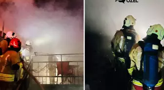 Kahramanmaraş'ta metruk evde yangın