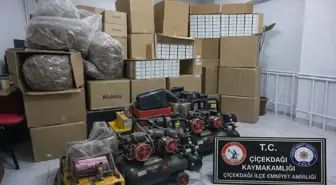 Kırşehir'de 1 milyon 217 bin makaron ele geçirildi