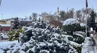 Kırşehir'de kar yağışı etkili oluyor