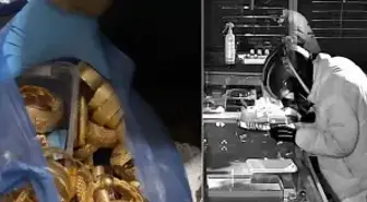 Kuyumcuya girip 6 kilo altın çalan hırsızdan şaşkına çeviren ifade