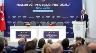 Mesleki Eğitim İş Birliği Protokolü İmzalandı