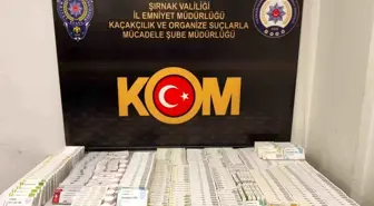 Şırnak'ta narkotik ve kaçakçılık operasyonu: 3 tutuklama