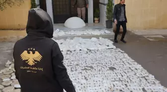 Suriye'nin Şam kırsalında 650 bin uyuşturucu hap ele geçirildi