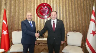 TBMM AB Uyum Komisyonu Başkanı Kayatürk, KKTC Cumhuriyet Meclisi Başkanı Öztürkler ile görüştü