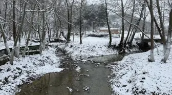 Tekirdağ'ın yüksek kesimlerinde kar yağışı etkisini sürdürüyor