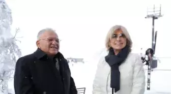 Başkan Büyükkılıç, Eski Başbakan Tansu Çiller'e Erciyes'i Tanıttı