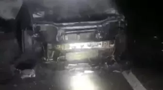 Batman-Diyarbakır karayolunda araç yangını