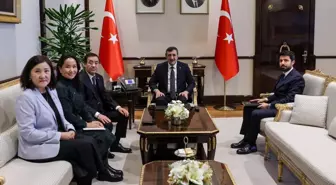 Cevdet Yılmaz, Moğolistan ve Japonya'nın Ankara büyükelçilerini kabul etti