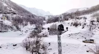 Fırat EDAŞ son yılların en sert kışında Tunceli'de sahada