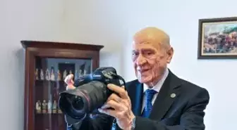 Foto muhabirleri Bahçeli'yi ziyaret etti