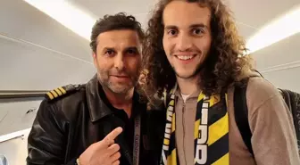 Guendouzi'yi İstanbul'a getiren uçağın pilotu Fenerbahçe'nin yeni transferini açıkladı