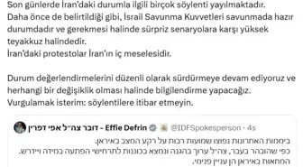 İsrail ordusundan İran açıklaması: 'Sürpriz senaryolara karşı yüksek teyakkuz halindeyiz'