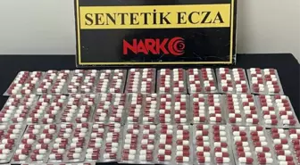 Kırşehir'de 3 şahsın üzerinden 490 adet uyuşturucu çıktı