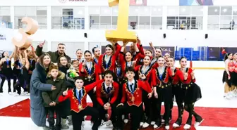 Kocaeli takımları, senkronize buz pateninde kürsüyü kaptırmadı