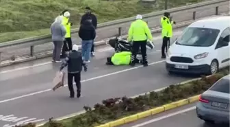 Kontrol noktasında kaçmaya çalışırken motosikletiyle polise çarptı