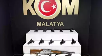 Malatya'da ruhsatsız silah operasyonu
