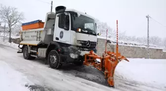 Melikgazi Belediyesi ekiplerinin karla mücadele çalışmaları devam ediyor