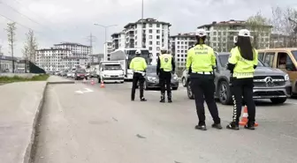Ordu'da bir haftada yaklaşık 18 bin araç ve sürücüsü denetlendi