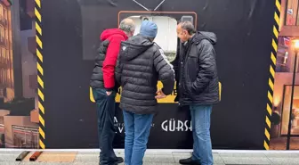 Ordu'da şantiye alanına kurulan 'izleme bölmesi' ilgi görüyor