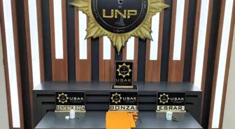 Uşak'ta çok sayıda uyuşturucu madde ele geçirildi