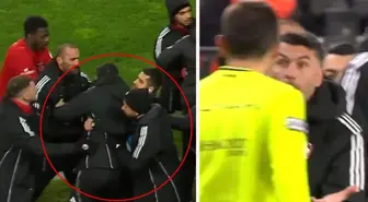 Zor tuttular! Burak Yılmaz hakeme saldırmaya kalktı