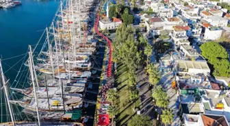 120 metrelik Türk bayrağıyla Sarıkamış şehitleri anıldı