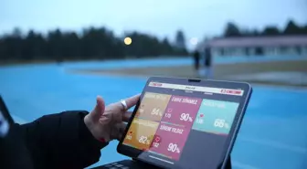 Milli badmintoncuların kalpleri 'akıllı sensör' ile kontrol ediliyor