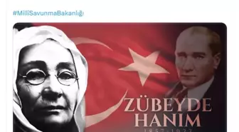 MSB, Atatürk'ün annesi Zübeyde Hanım'ı vefatının 103'üncü yıl dönümünde andı