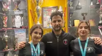 Şampiyon kız kardeşlerin hedefi dünya kupasında altın madalya