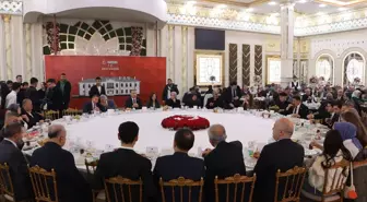 Trabzon Valiliğine atanan Vali Şahin için veda yemeği verildi