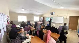 Akyaka'da annelere narkotik eğitimi