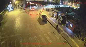 Amasya'da trafik kazaları KGYS kameralarına yansıdı