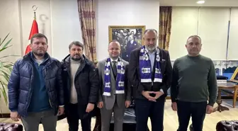 Artvin Hopaspor Kulübü'nden Kaymakam Arslantürk'e ziyaret