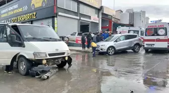 Bafra'da trafik kazası: 3 yaralı