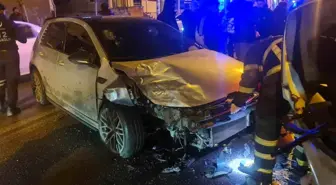 Batman'da trafik kazası güvenlik kamerasına yansıdı