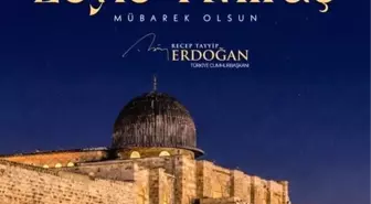 Cumhurbaşkanı Erdoğan'dan 'Miraç Kandili' mesajı