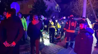 Direğine çarpan araç hurdaya döndü: 1 yaralı