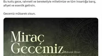 Emine Erdoğan'dan 'Miraç Gecesi' mesajı