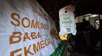 Erzurum'da Miraç Kandili'nde 'Somuncu Baba Sebil Ekmeği' ikram edildi