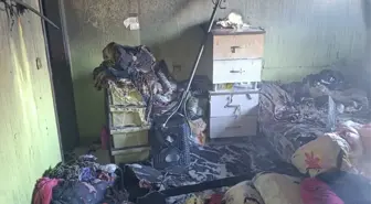 İskenderun'da evde çıkan yangında 1 kişi dumandan etkilendi