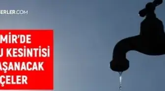 İzmir su kesintisi! İZSU 15-16 Ocak İzmir su kesintisi ne zaman bitecek, sular ne zaman gelecek?