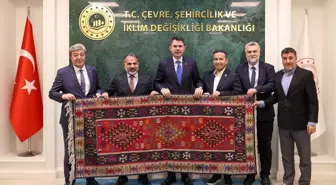 Kayseri Gazeteciler Cemiyeti Başkanı Kösedağ'dan Bakan Kurum'a ziyaret