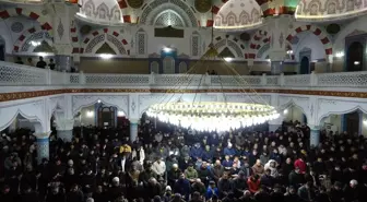 Kilis'te Miraç Kandili'nde camiler doldu taştı