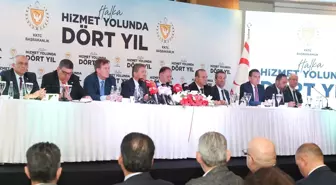 KKTC Başbakanı Üstel 'Halka Hizmet Yolunda Dört Yıl' toplantısı düzenledi