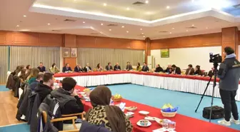 MSKÜ Rektörü Prof. Dr. Kaçar, gazetecilerle bir araya geldi