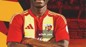 Zecorner Kayserispor'dan Yaw Ackah'a teşekkür