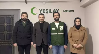 AK Parti İlkadım İlçe Başkanı Ersin Kasap, Yeşilay'ı ziyaret etti