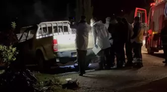 Antalya'da araç içinde yanmış ceset bulundu