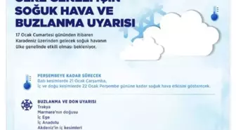Ülke Genelinde Soğuk Hava Uyarısı